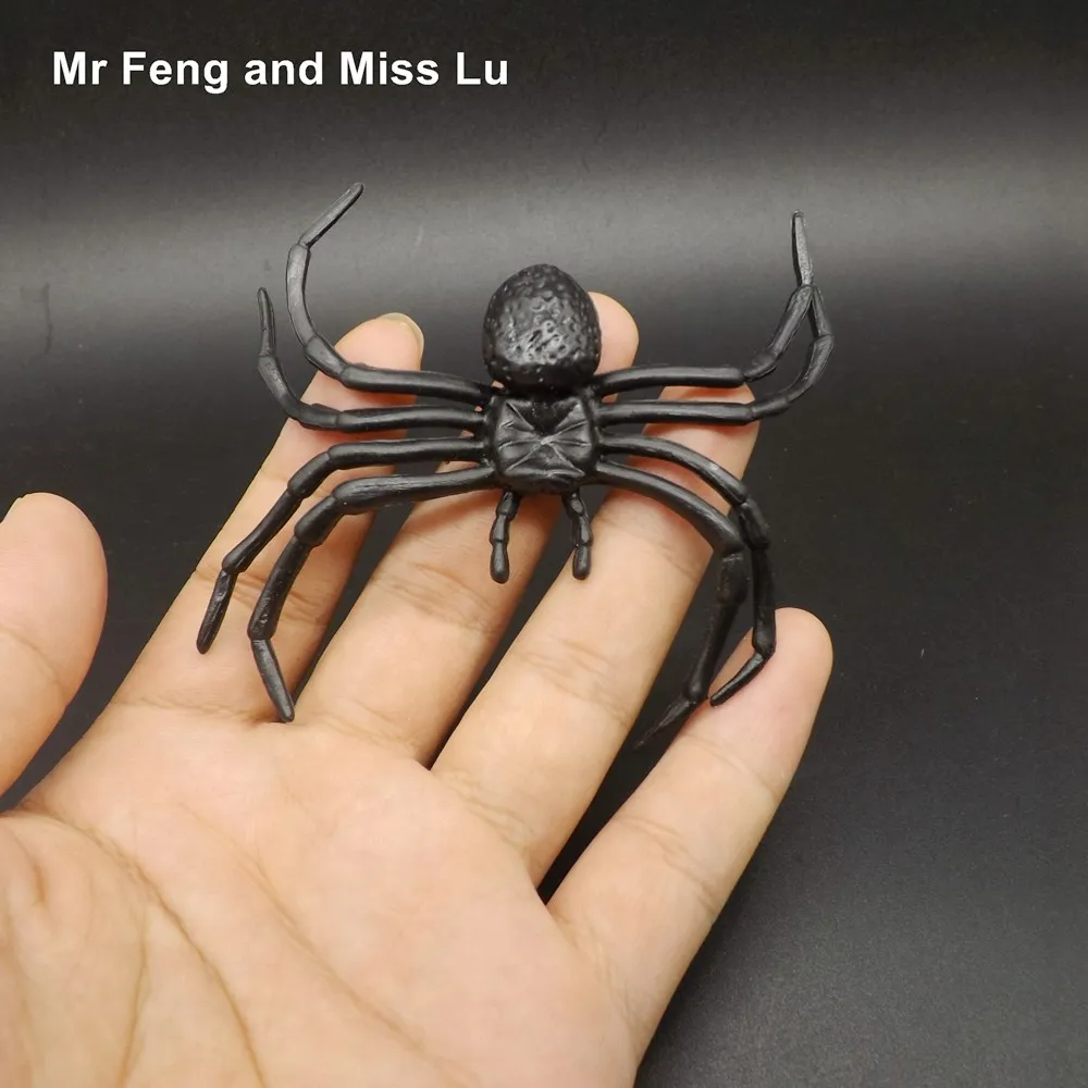 Пластиковый паук Хэллоуин ночное украшение фестивавечерние Смешные шутки