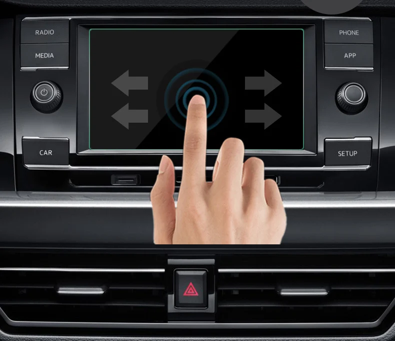 Lsrtw2017 Автомобильный gps навигационный экран Защитная пленка для volkswagen jetta mk6
