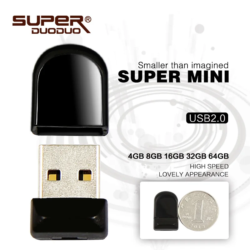Мини USB флеш накопитель 64 ГБ 128 флешка высокоскоростная Флешка 32 Гб с реальной