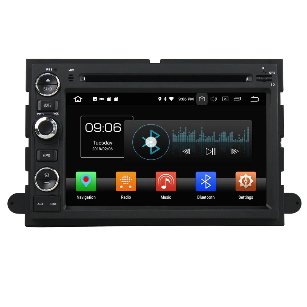 Автомобильный DVD плеер на Android 8 0 7 1 автомобильный GPS навигатор радио для Ford F150 DISPATCH