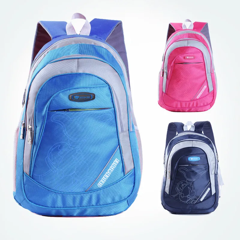 Детские школьные сумки для девочек и мальчиков, легкий Школьный рюкзак, водонепроницаемый рюкзак для начальной школы, рюкзаки для детей, ...