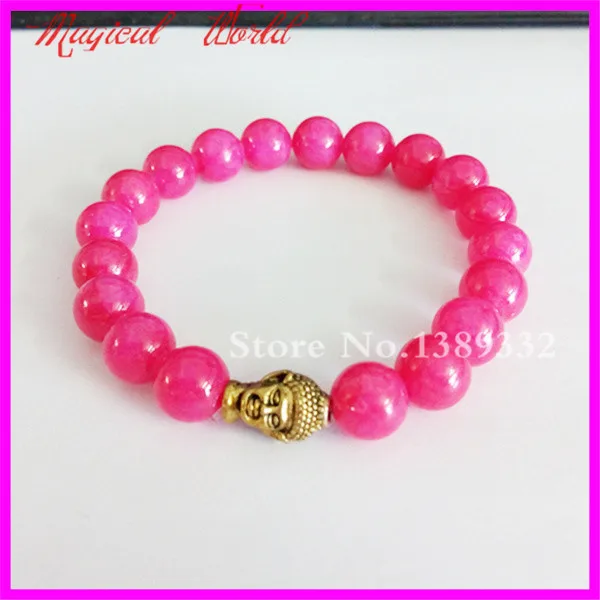 1 шт. браслет из искусственных бусин чакра полудрагоценный Будды Йога медитация