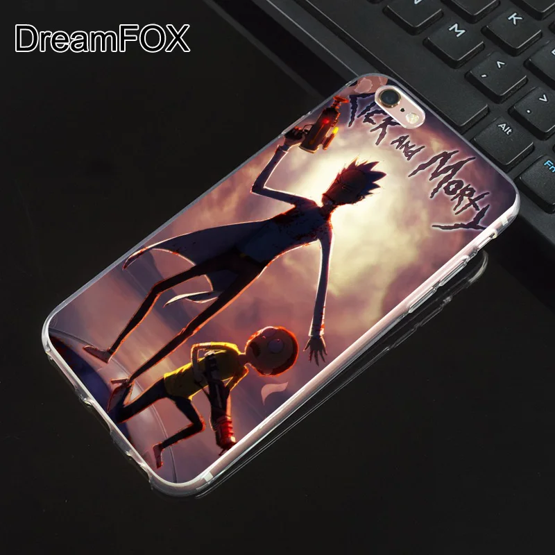 N370 Рик Морти Dazzle Мягкий ТПУ силиконовый чехол для Apple iPhone 11 Pro XR XS Max 8X7 6S Plus 5 5S SE 5C 4 4s