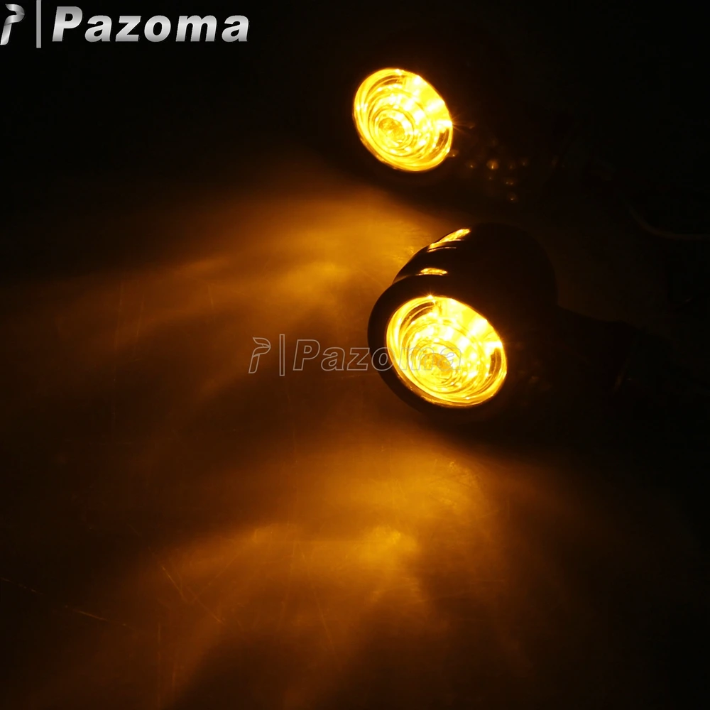 Для Harley Cafe Racer Dyna на заказ мотоцикл указатель поворота светильник светодиодный