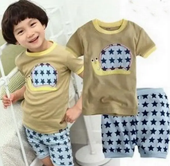 style 9 Хлопковая одежда для детей ростом от 90-130 см детские пижамы с мультяшным принтом для мальчиков и девочек, летние шорты с длинным рукавом детская одежда для сна, пижамы для малышей, одежда для сна, ночное белье, домашняя одежда - Цвет: style 9