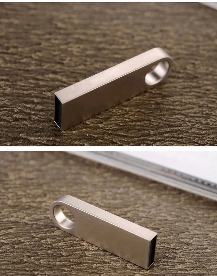 Стальной металлический водонепроницаемый USB флеш накопитель 64 ГБ 32 16 8 4 Гб