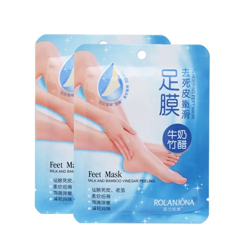 Молоко бамбуковый уксус Отшелушивание ног отшелушивающая маска для Soft Touch