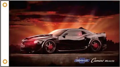 Флаг автомобиля под заказ флаг Chevrolet-SS баннер 3x5 футов 100% полиэстер 109 | Дом и сад