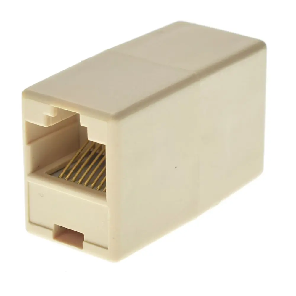 5 шт. RJ45 для CAT5 Ethernet кабель LAN порт 1to2 разъем сетевой адаптер разъём