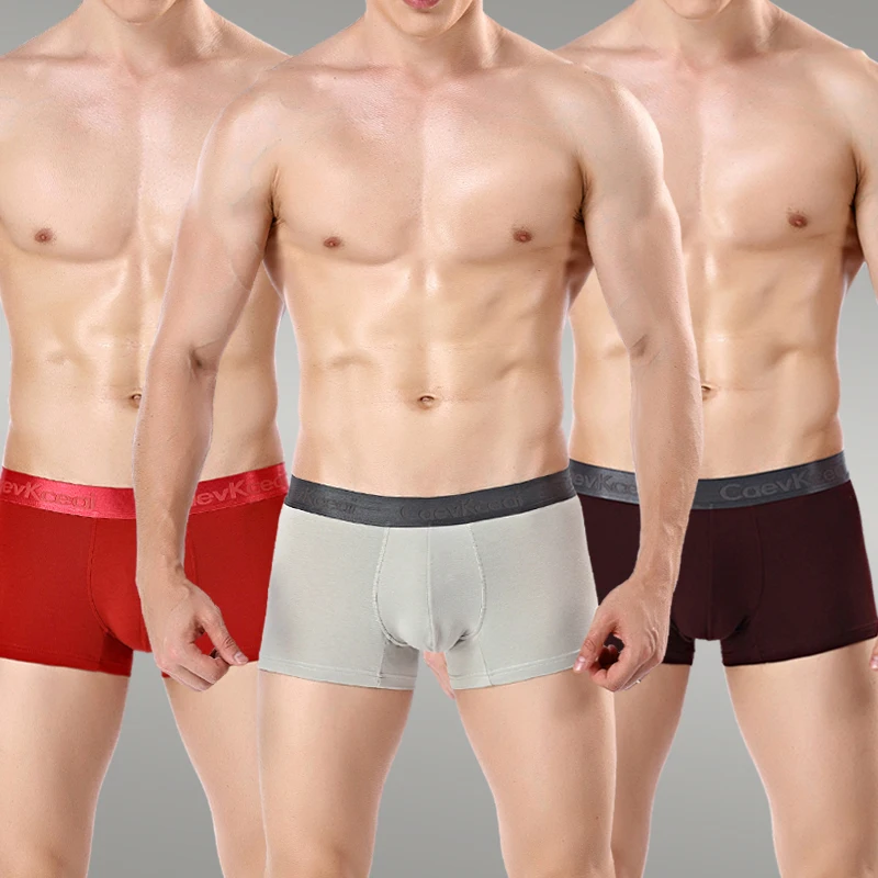 3pcs Mens Underwear Boxers Brand Men Boxer Shorts Modal Sexy Cueca Boxer Men Underwear Male Underpants Calzoncillos 2020