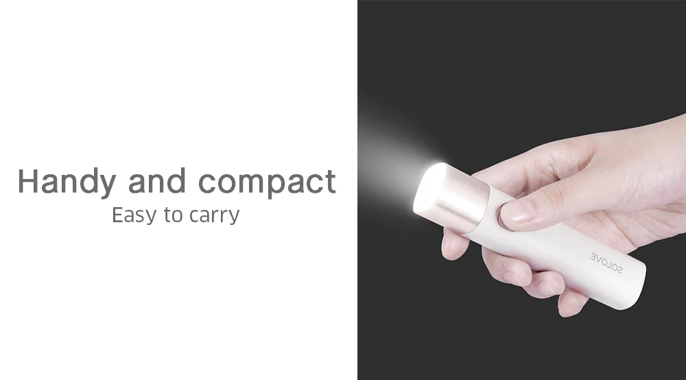 Xiaomi SOLOVE X3 светильник с функцией внешнего аккумулятора USB Перезаряжаемый Мини светодиодный ночной Светильник для кемпинга Портативный Ночной светильник