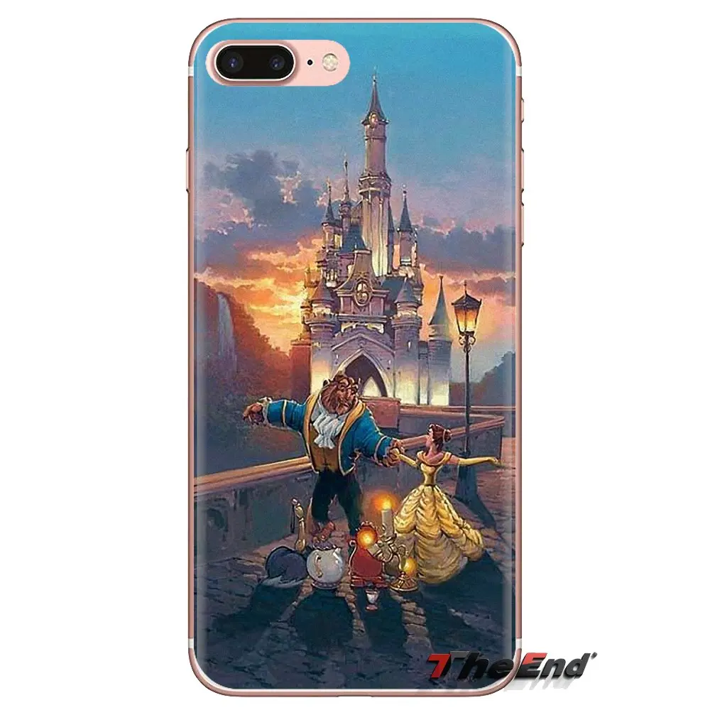 Прозрачные мягкие чехлы для Huawei Mate Honor 4C 5C 5X6X7 7A 7C 8 9 10 8C 8X20 Lite Pro Beauty And The Beast |