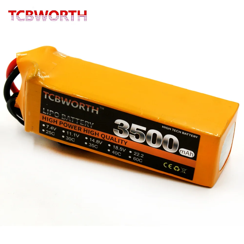 Аккумулятор LiPo TCBWORTH 6S для радиоуправляемого самолета 22 2 в 3500 мАч 60C 120C