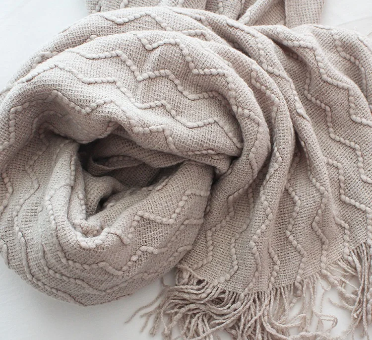 

Drop Shipping Knitted Blanket Europe and America Plaids Warm Soft Blanket Home Decor for sofa/Bed/Car Portable throw Plaids