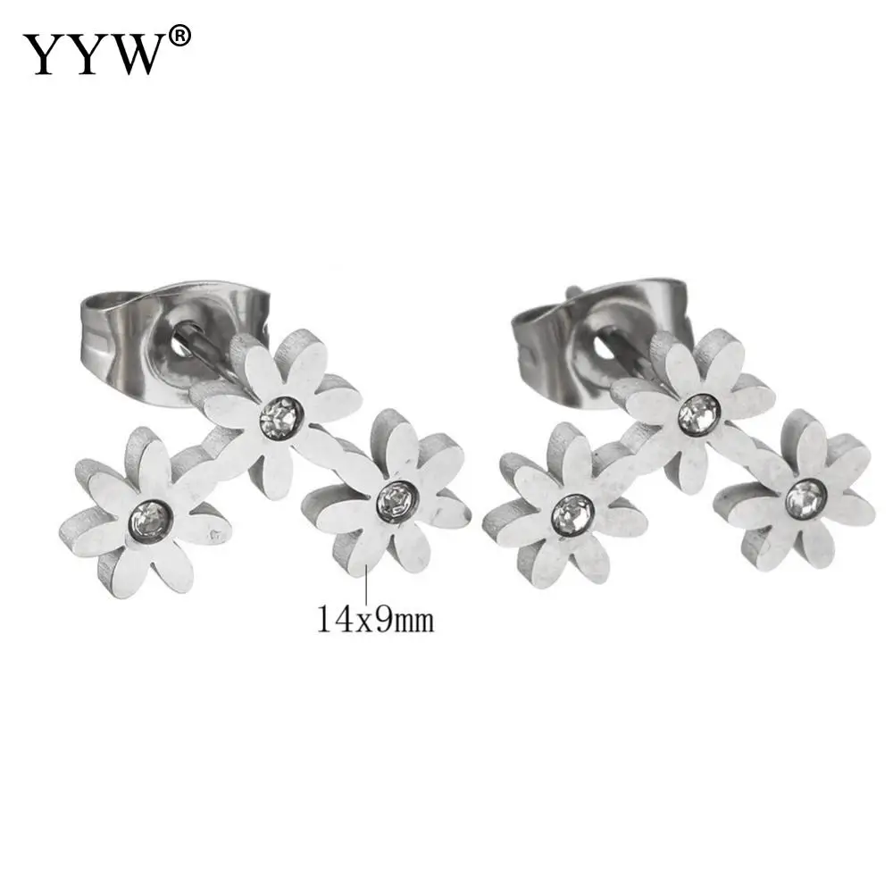 Женские серьги гвоздики ожерелья Чокеры Стразы ювелирные изделия из нержавеющей