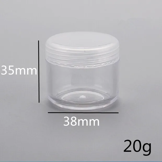 

50pcs 20g Eye cream packing box,sub bottle PP Hand cream Jar Empty cosmetics container,hand cream Jar
