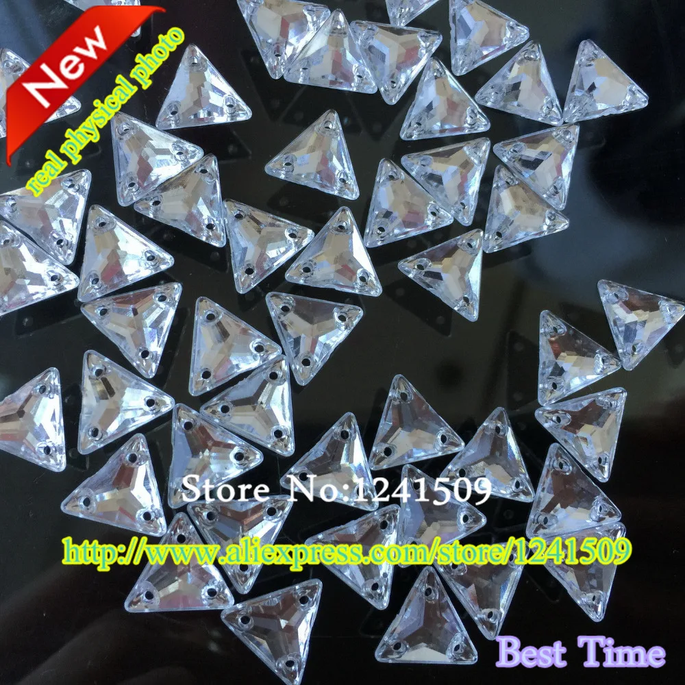 Лучшие продукты 300 шт 8 мм белый Тригон акриловый горный хрусталь шитье для шляп