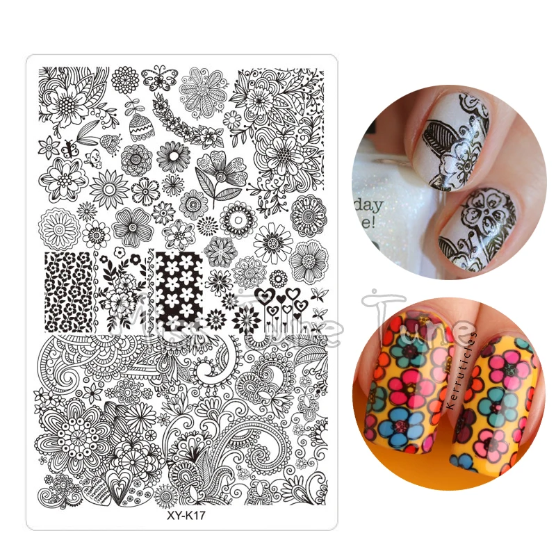 Легкие Акриловые пластины для стемпинга ногтей прозрачные шаблоны штампов