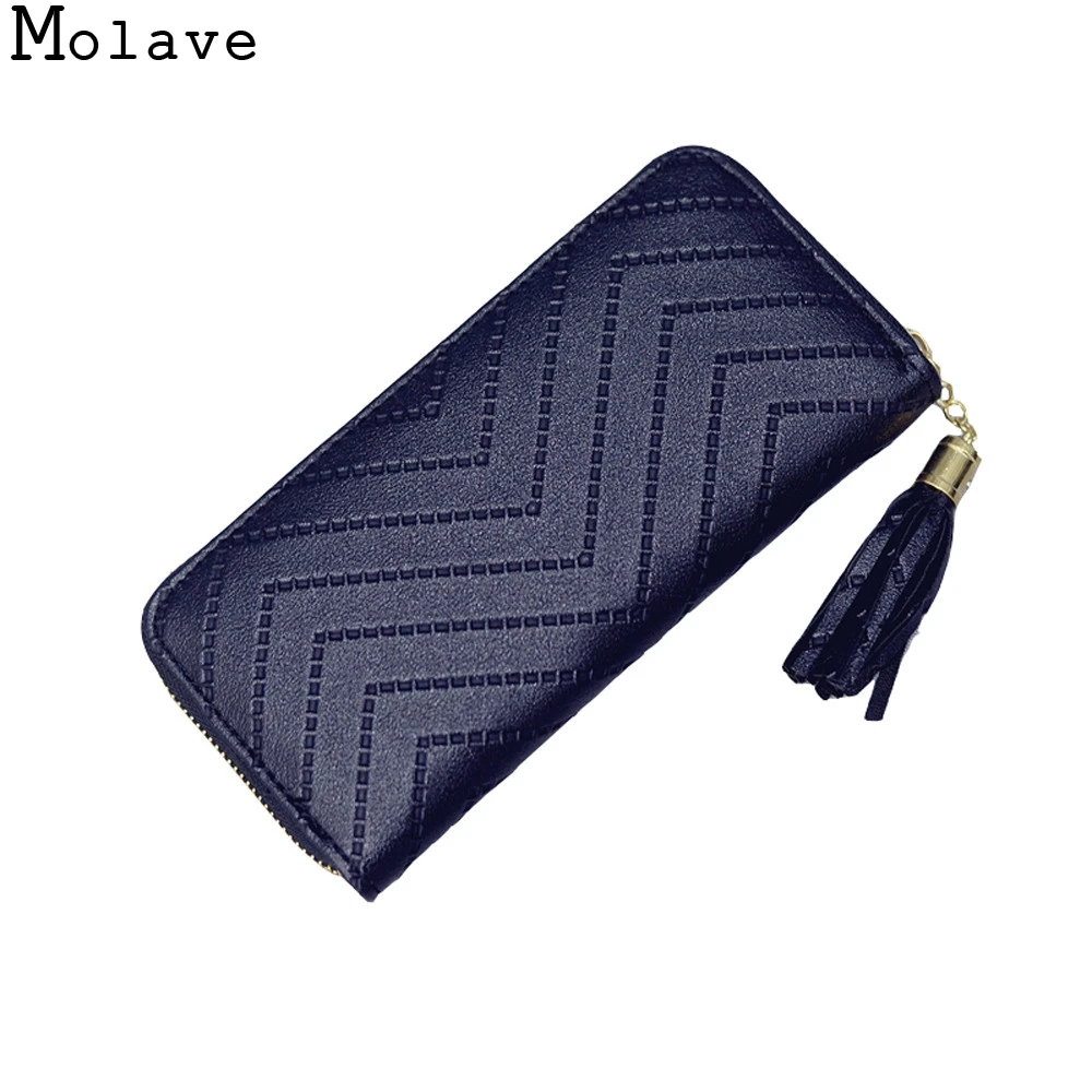 Кошелек MOLAVE nov20 высококачественный из коровьей кожи на молнии|f wallet|fashion walletquality