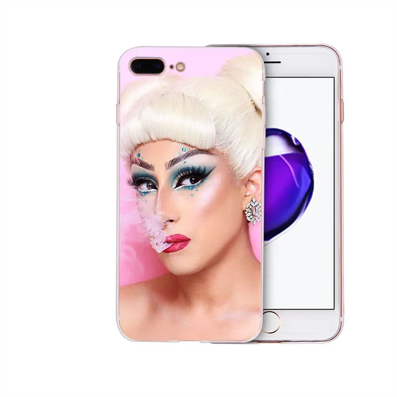 case 2 Чехлы RuPaul Drag queen, силиконовый мягкий чехол для телефона iPhone, чехлы на заднюю панель для iPhone X 10 XR XS MAX 5 5S SE 6 6 S Plus 7 8 Coque - Цвет: case 2