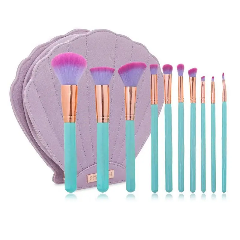 10 шт. набор профессиональных кистей для макияжа|Аппликатор теней век| |