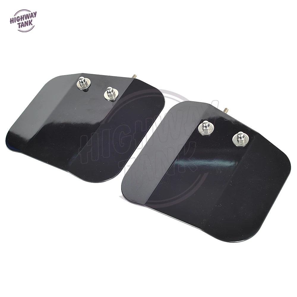Черная мотоциклетная зеркальная установка ветрозащитные дефлекторы Щит чехол