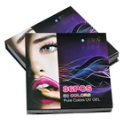 Гель-лак для ногтей Однотонный черный и белый, 36 цветов