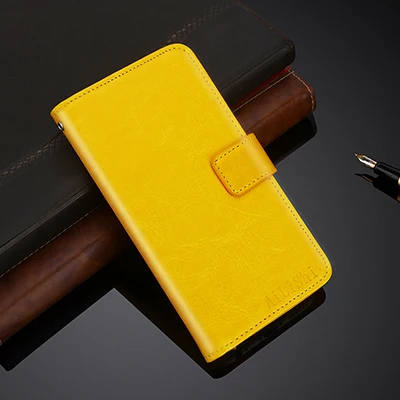 Yellow Ailishi Эксклюзивный чехол для vernee x Роскошный кожаный чехол флип Одежда высшего качества Обложка телефон сумка бумажник держатель+ отслеживания - Цвет: Yellow