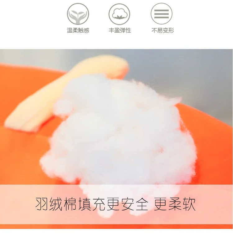 Вниз Хлопок Kawaii милые мягкие игрушки в форме моркови Плюшевые Растения мягкая подушка-Морковка Дети Детские игрушки для девочек Дети мальчики подарок на день рождения