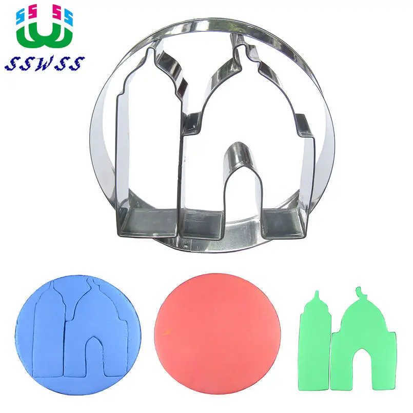 Мусульманские поклонения украшения тортов инструменты для резки помадки пазл в