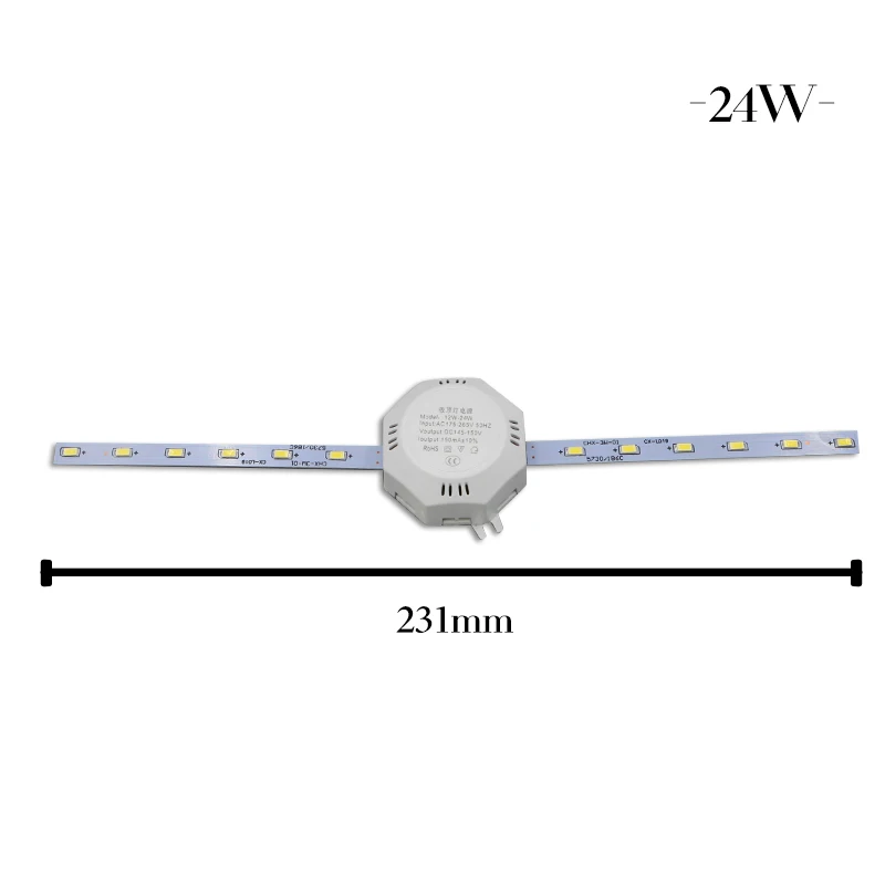 5 шт. светодиодный потолочный светильник 5730 SMD 220 В PCB 12 Вт 16 24 высокая яркая