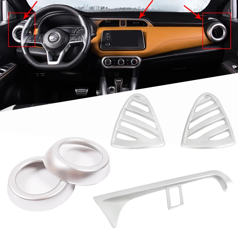 ABS Матовый Интерьер вентиляционное отверстие розетки обложки Передняя верхняя