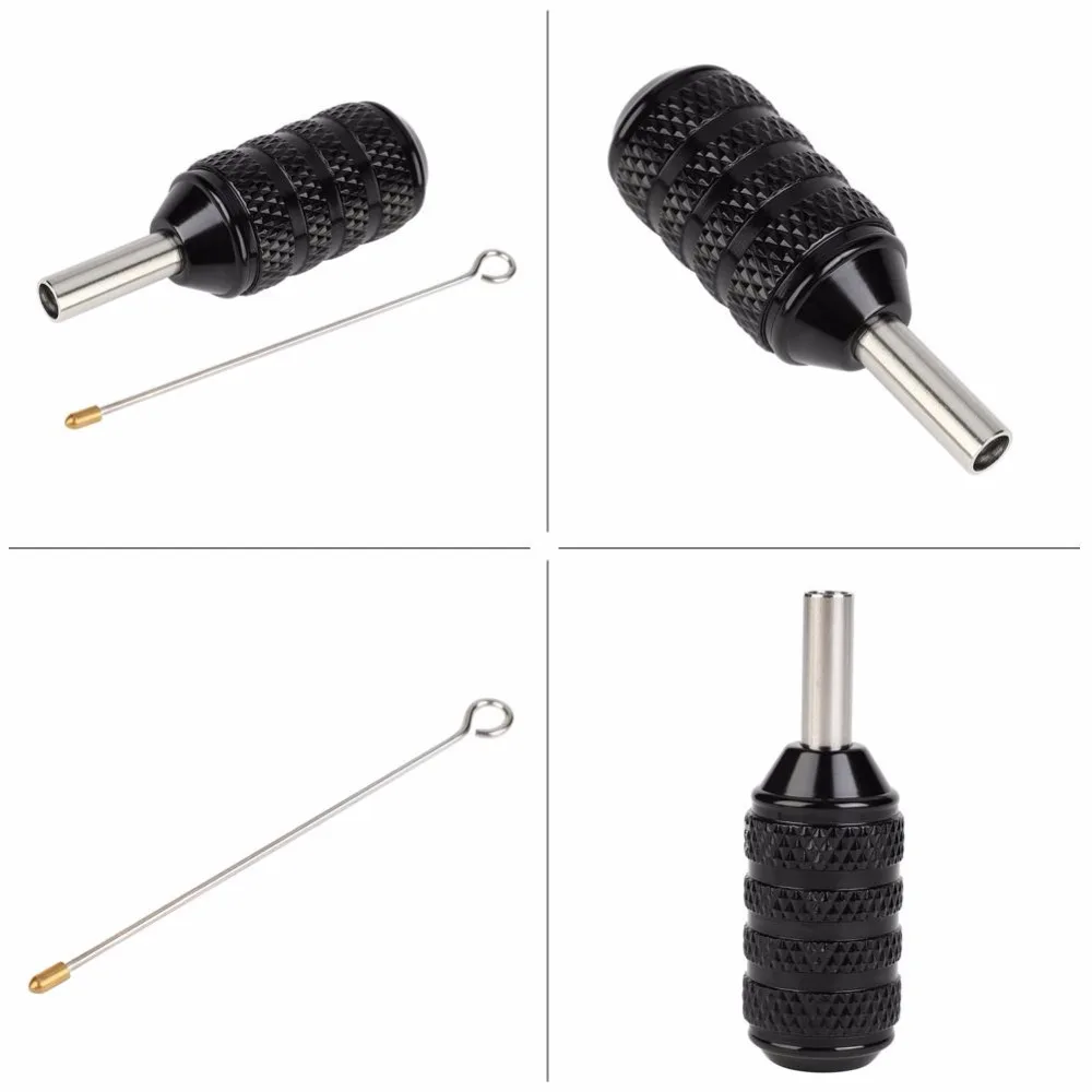 Ручка для тату 25 мм из алюминиевого сплава Ультра гладкая накатанная ручка