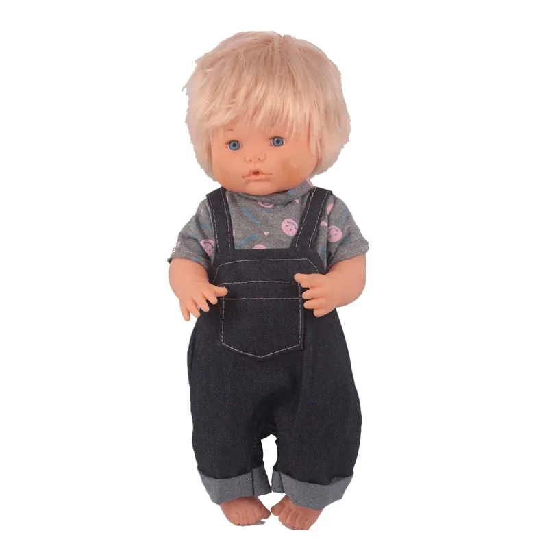 Фото Одежда для кукол размер 41 см кукла Nenuco джинсы с поясом штаны комбинезон наряды