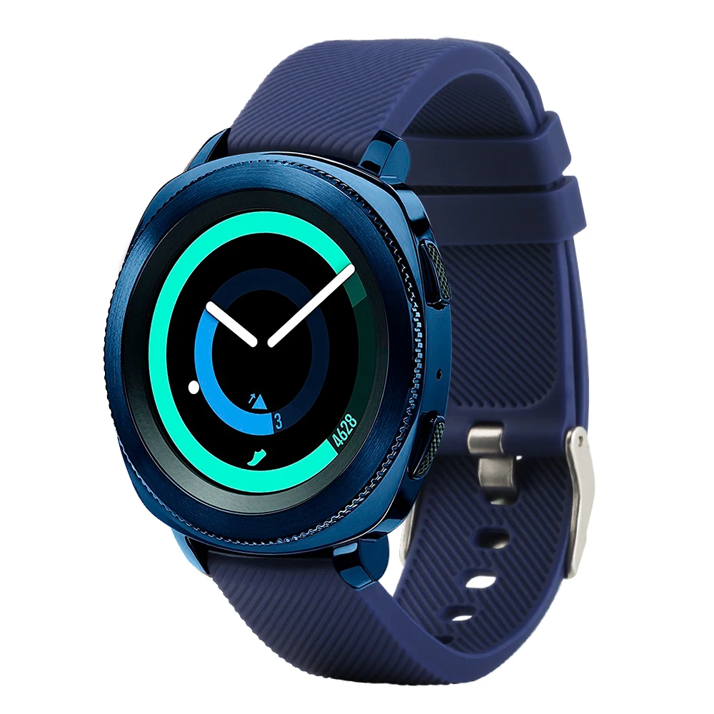 Honecumi 20 мм силиконовый ремешок для часов Ремешок для Garmin Vivoactive 3/gear Sport/Garmin 645/Vivomove HR полосы ремешок