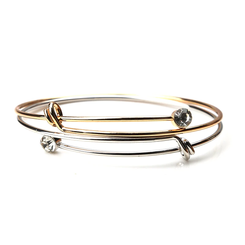 Браслеты и обручи ручной работы из сплава золотого серебряного цвета