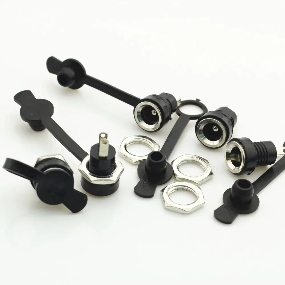 Игровой автомат переключатель 10 шт. питание Jack Разъем Женский Панель с кепки 5 5X2