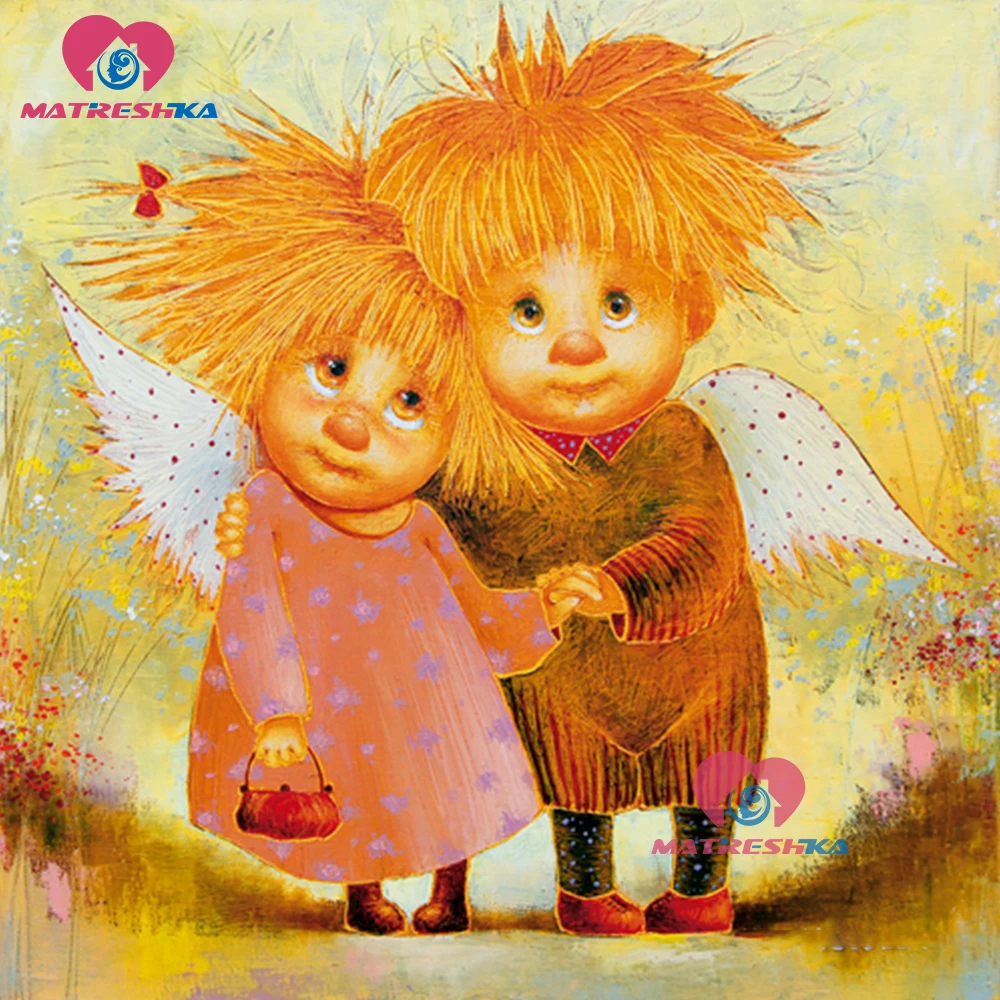 5d алмазная живопись новые поступления вышитый бриллиантами Ангел Алмазная