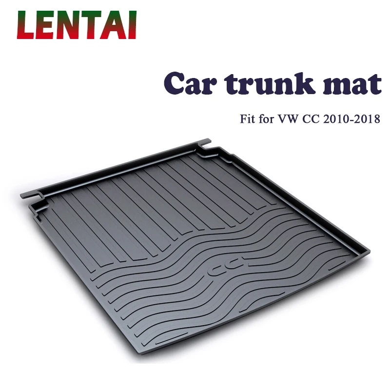 EALEN 1PC rear trunk Cargo mat For VW CC 2010 2011 2012 2013 2014 2015 2016 2017 2018 Boot Liner Tray Anti-slip mat Accessories