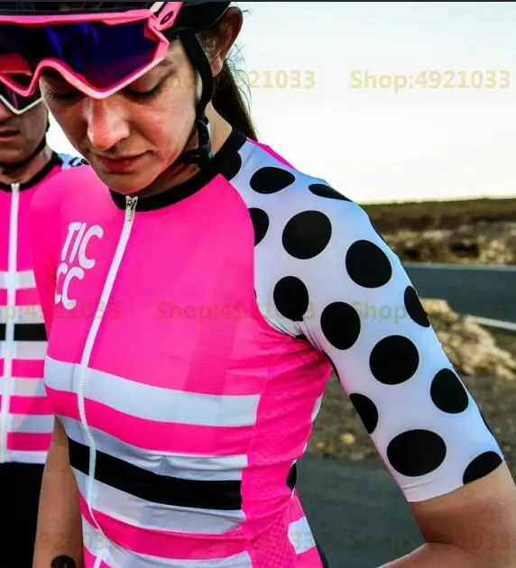 10 This is Ticcc Team Cycling jersey, женская летняя одежда, стиль, одежда для езды на велосипеде, одежда с коротким рукавом, спортивная гоночная рубашка Coolmax - Цвет: 10