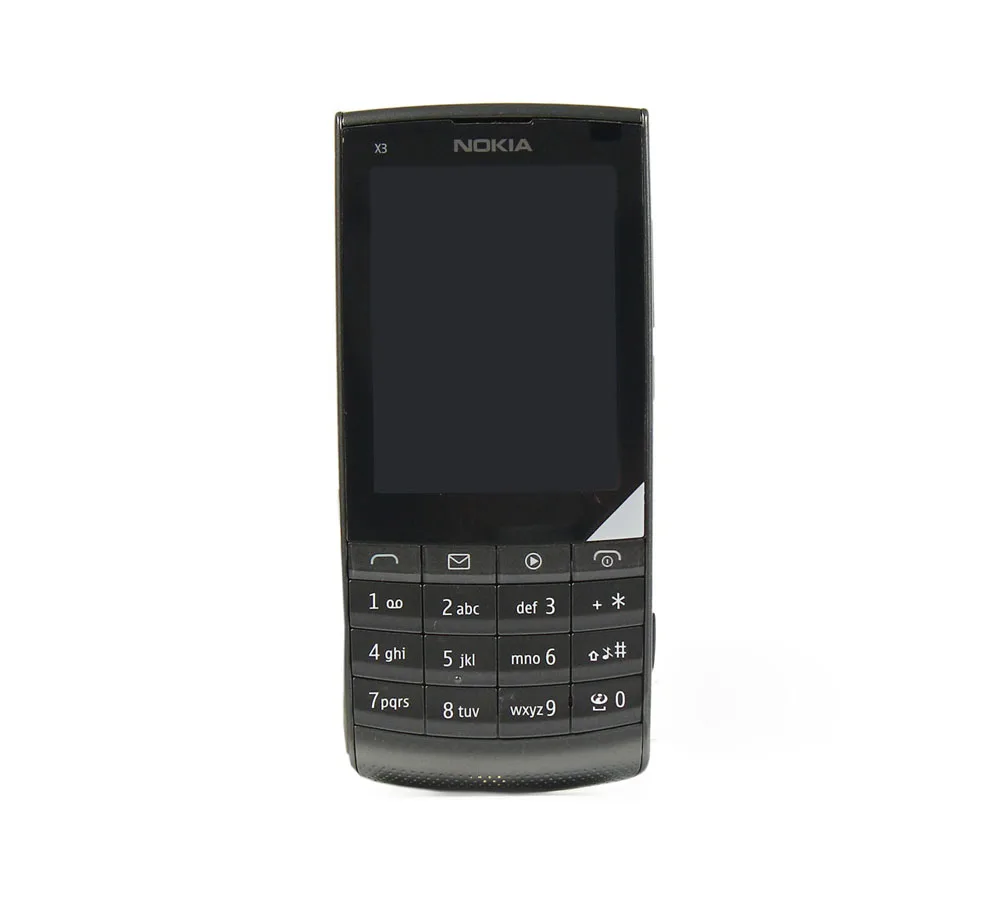 Б/у (90% новинка) телефон Nokia X3 02 разблокированный GSM 850/900/1800/1900MHZ сотовый 5 Мп камера