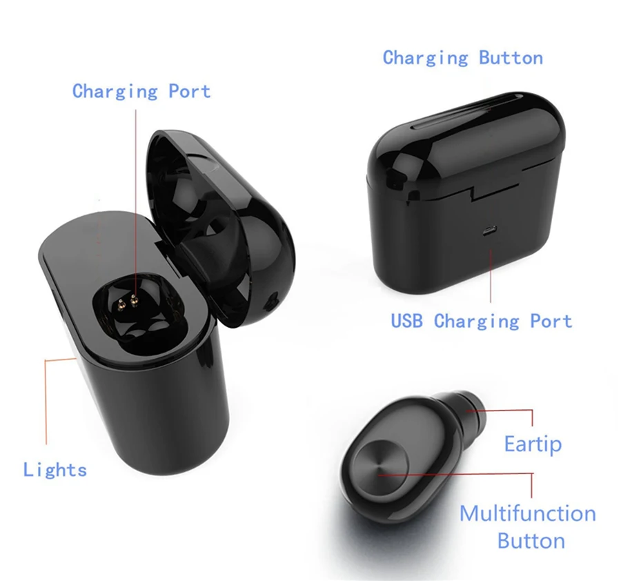 Вы первый беспроводной наушник Небольшие наушники с Bluetooth с микрофоном громкой связи Bluetooth наушники спортивные Беспроводные для iPhone Xiaomi