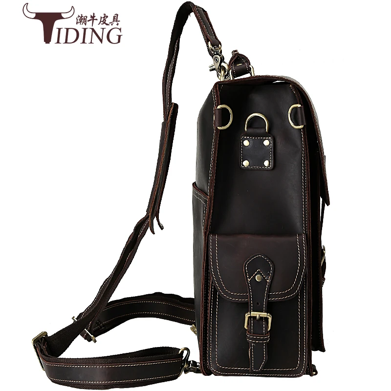 Рюкзак мужской из воловьей кожи 15 дюймов для ноутбука 2017 дюйма|school book bag|book bagbackpack