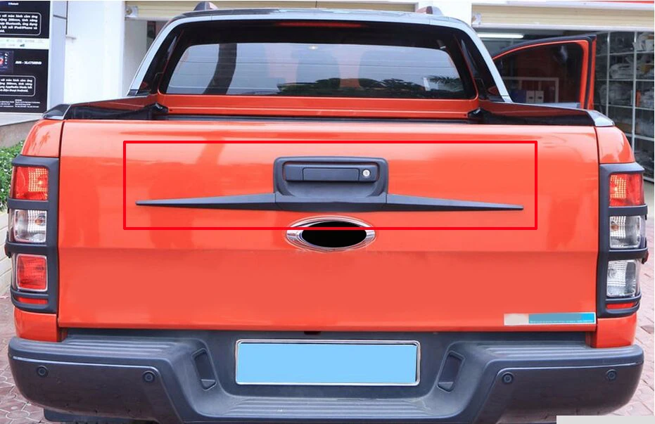 Подходит для ranger 2017 аксессуары черная накладка багажника ford T6 T7 2012 2013 2014 2015 2016