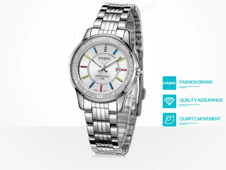 CASIO Watch Прибытие Известный Бренд Моды Роскошь Женщины Кварцевые Наручные Часы LTP-1358D-7A Мода Uasual Relogio Masculino