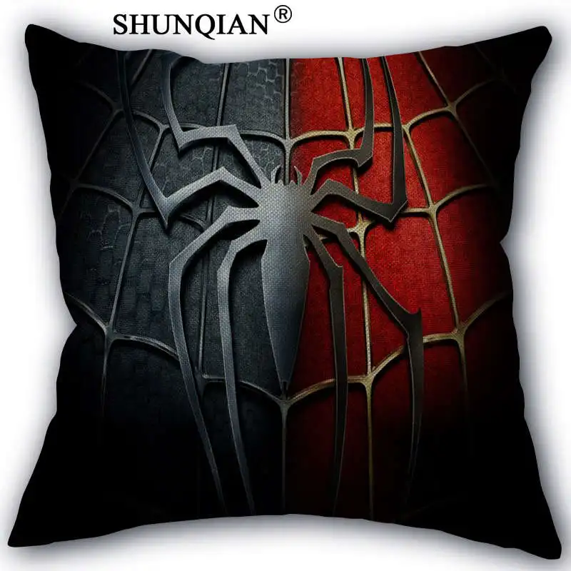 Pillow case Wz5165 Marvel Человек-паук Подушки Детские случае бросает белье хлопок Подушки Детские случае пользовательские Подушки Детские Чехол 45x45 см - Цвет: Pillow case