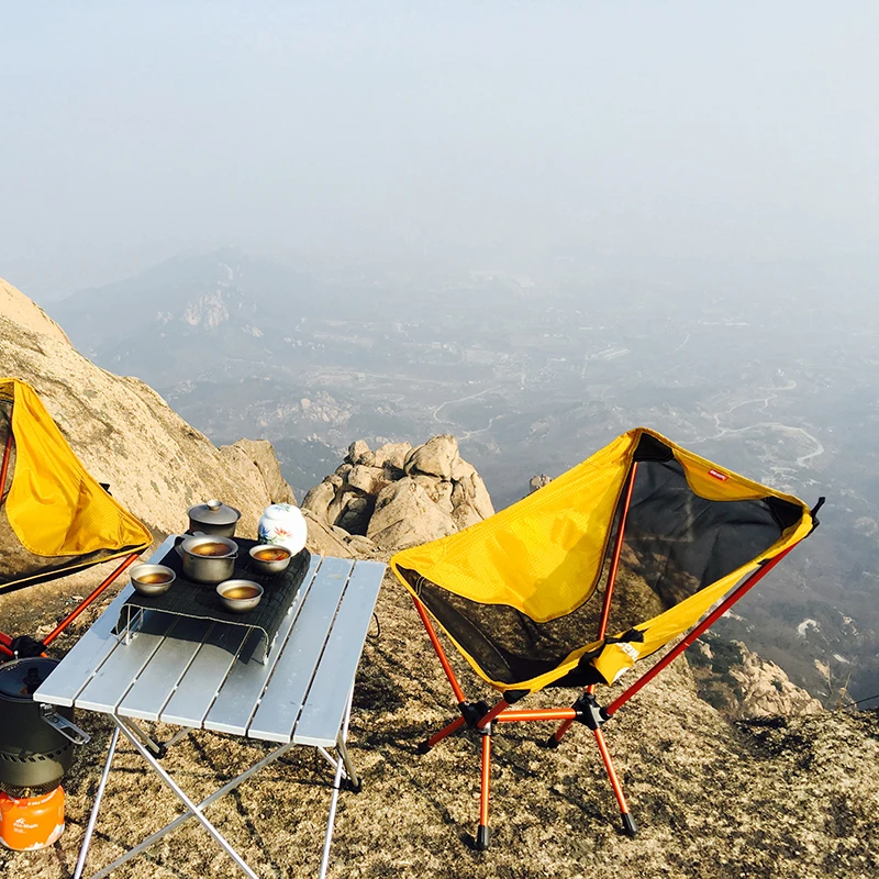 Портативный складной стул Moon Chair стол для рыбалки и кемпинга расширенный пешего
