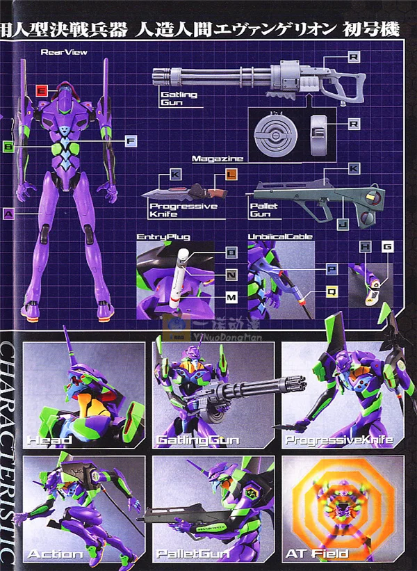 Bandai Сборная модель 50533 EVA-01 Evangelion EVA первая машина новая театральная версия ПВХ фигурка Детские куклы игрушки