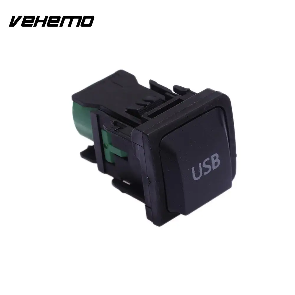 Vehemo черный USB кабель переключателя автомобильных переключатель AUX Универсальный