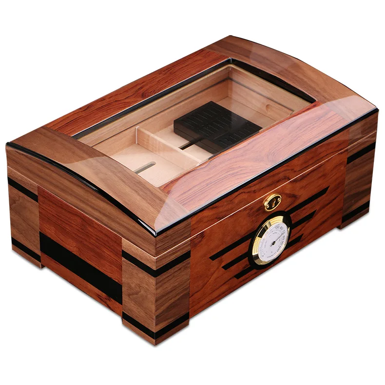 Humidor кедр двойной слой большой емкости сигары увлажняющий Чехол/коробка/шкаф CH-1012